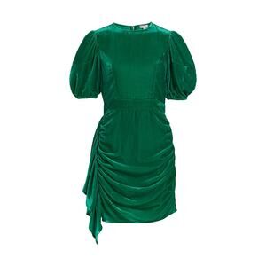 Rhode 'Pia' Green Velvet Mini Dress Size 2